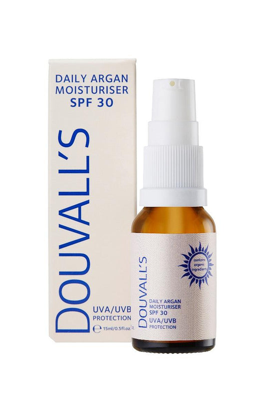 Argan Daily Moisturiser with SPF30 UVA/UVB Protection 15ml | Nourish & Protect-0